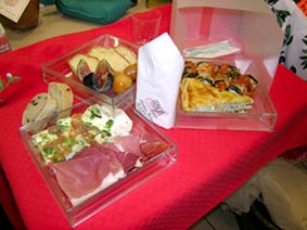 Coffret repas italien plateau repas