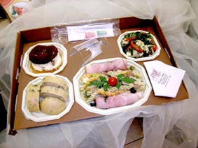 Plateau repas italien Farfallina livraison gratuite