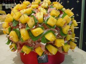 pain suprise au melon pour cocktail