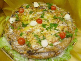 Timbale d'aubergines
